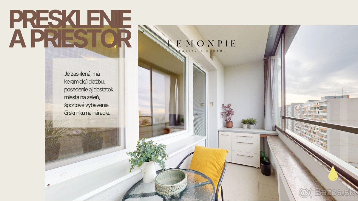 NA PREDAJ GARZÓNKA S VEĽKOU LODŽIOU NA OSUSKÉHO V PETRŽALKE - 15