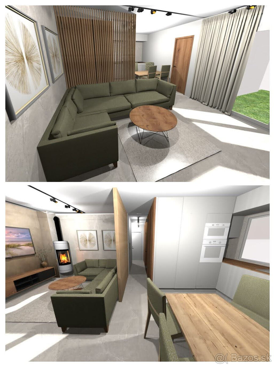 4 izbový rodinný dom obklopený zeleňou, iba s 1 susedom a ná - 15