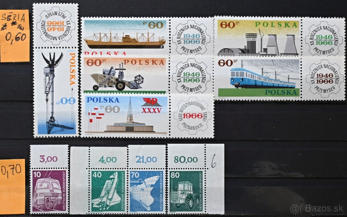 Známky - letectvo, loďstvo a doprava bez pečiatky - 15