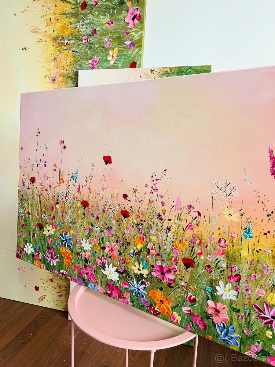 Umelecké maľby na plátne, ručne maľované obrazy - 15