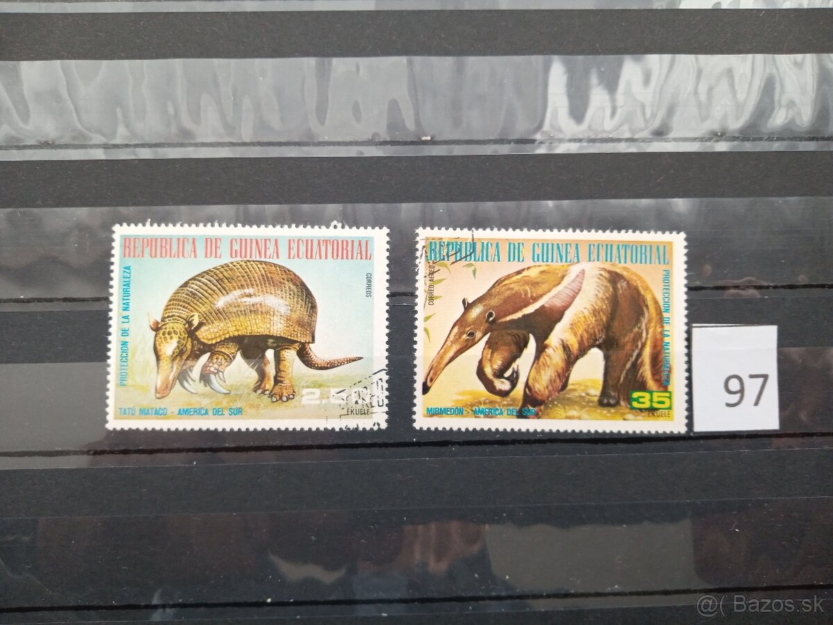 Poštové známky č.584 - AFRICKÉ ŠTÁTY - V. - 19 ks sérií - 15