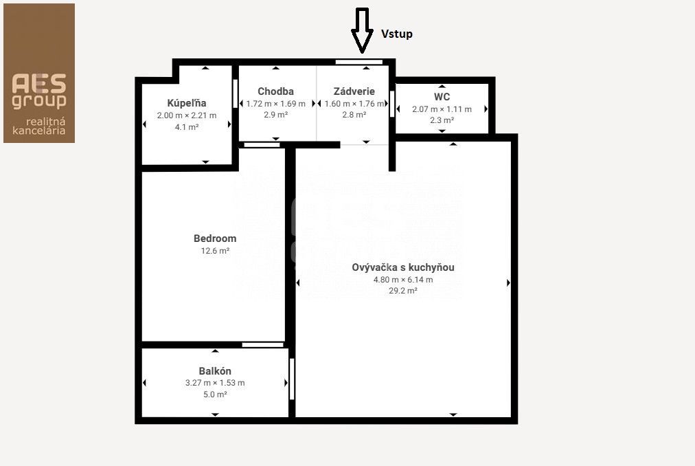 PRENÁJOM, zariadený 2 izbový byt v projekte Zipava, ul. Okru - 15
