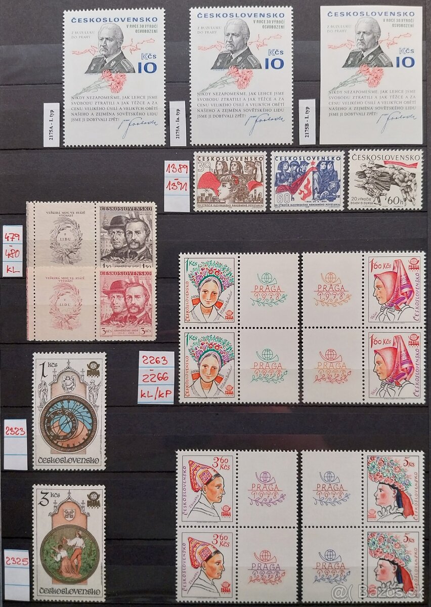 Známky ČESKOSLOVENSKO – 2 - 15