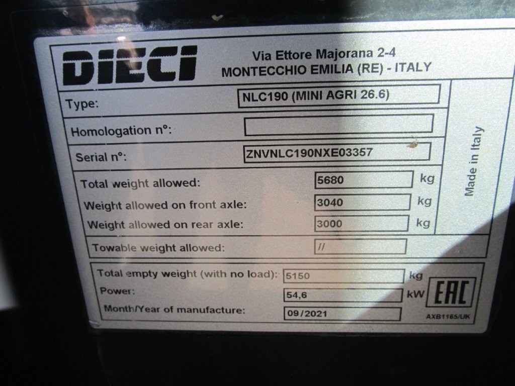 DIECI Teleskopický nakladač - 15