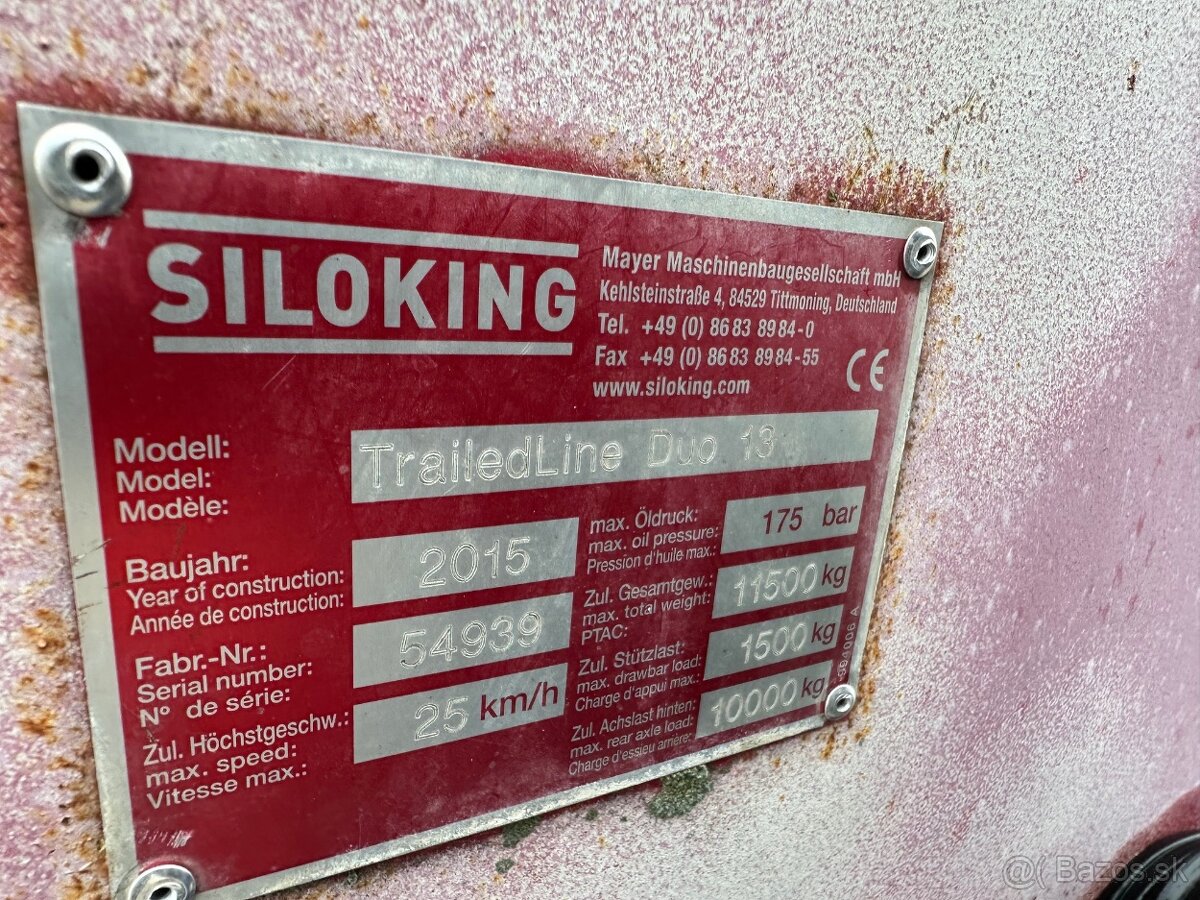 SILOKING TRAILEDLINE DUO 13 2015 VIN 939 - 15