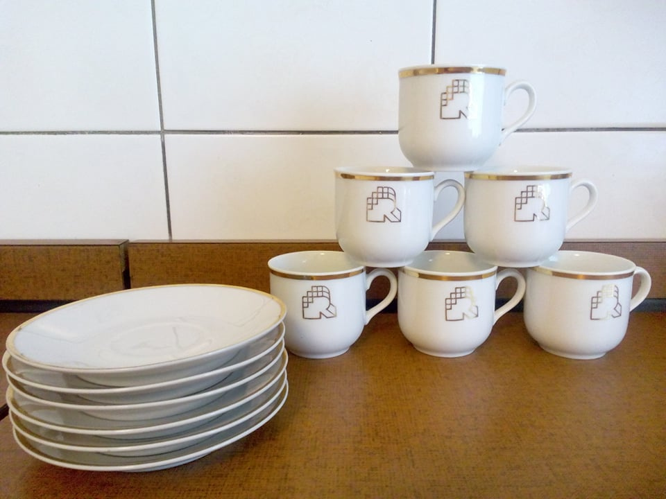 Retro kávové a čajové šálky 2. - 15