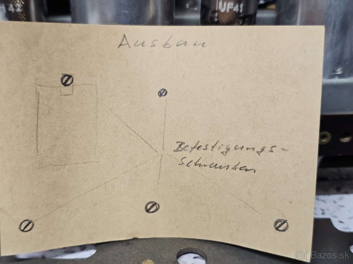 TE-KA-DE Z483 》Starožitné elektronkové radio 》bakelit Tekade - 15