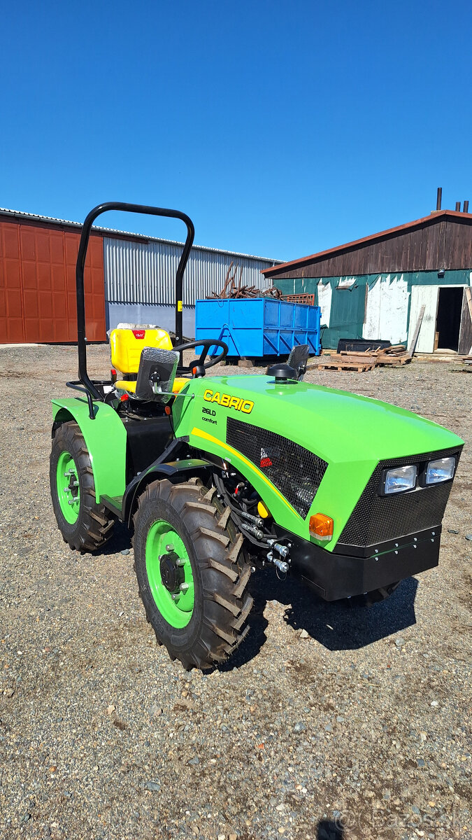 NOVÝ malotraktor CABRIO 26 LD Šálek Comfort - 15