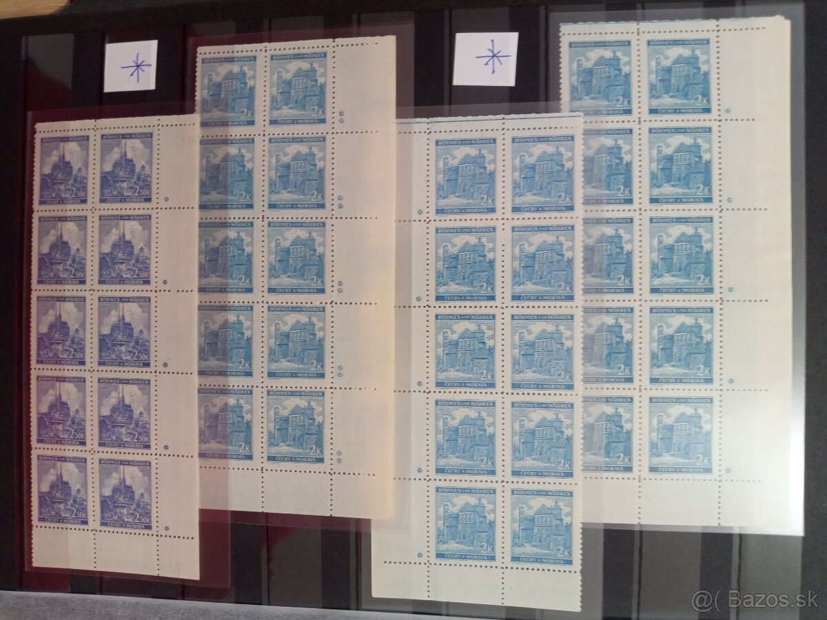 poštové známky- Protektorát Čechy a Morava , 1939-1945 - 15