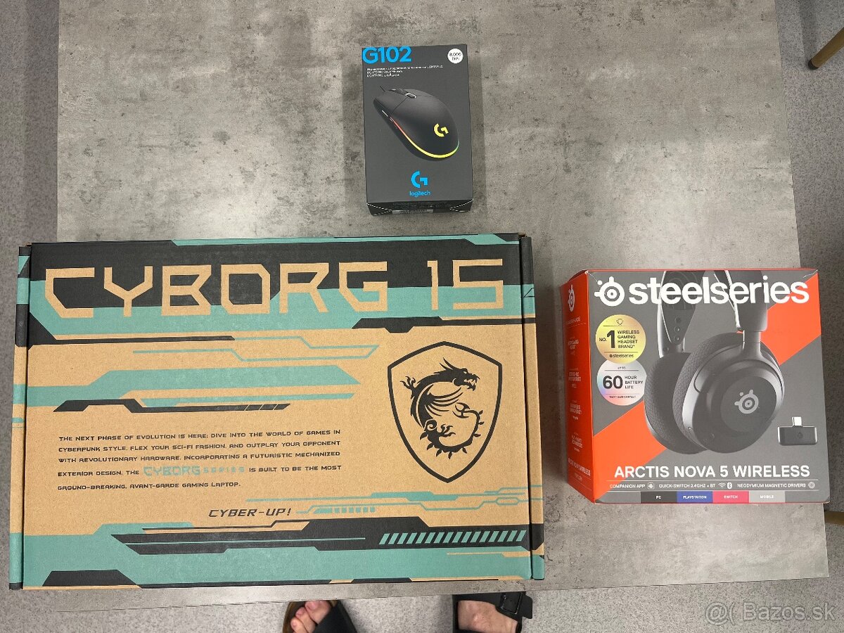 MSI Cyborg 15 A12U – i5-12450H, RTX 2050, 16 GB DDR5, 512 GB - 15