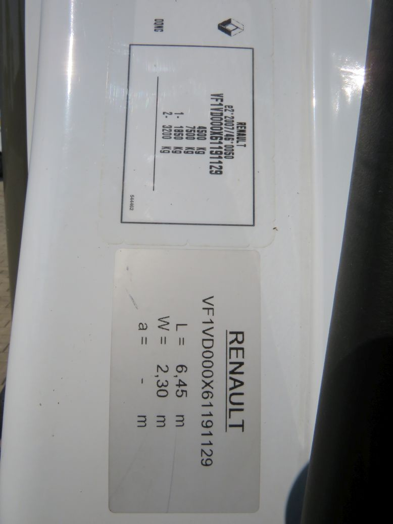 RENAULT MASTER 2.3D E6 Dvíh.čelo Lož. plocha 3,80m Tank 80L - 15