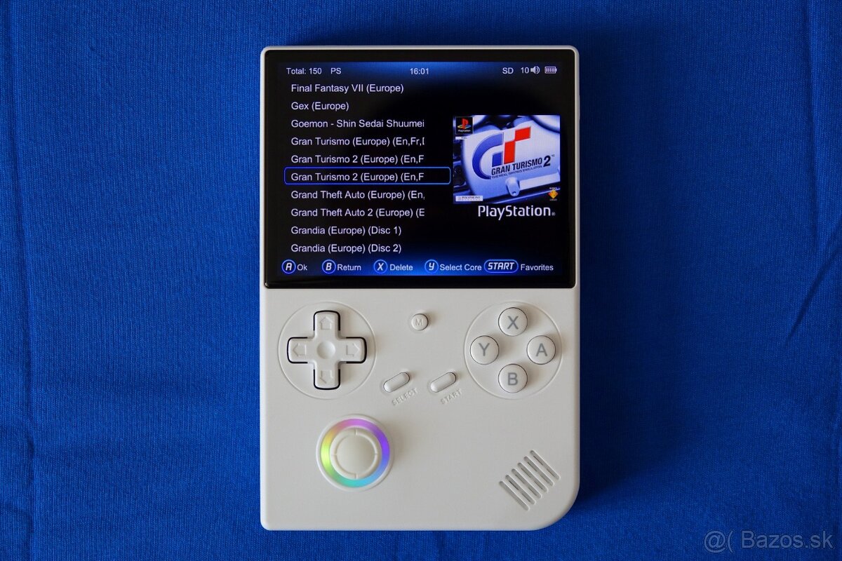 Konzola Anbernic RG40XX V nová - SONY PSP a PSX + hry - 15