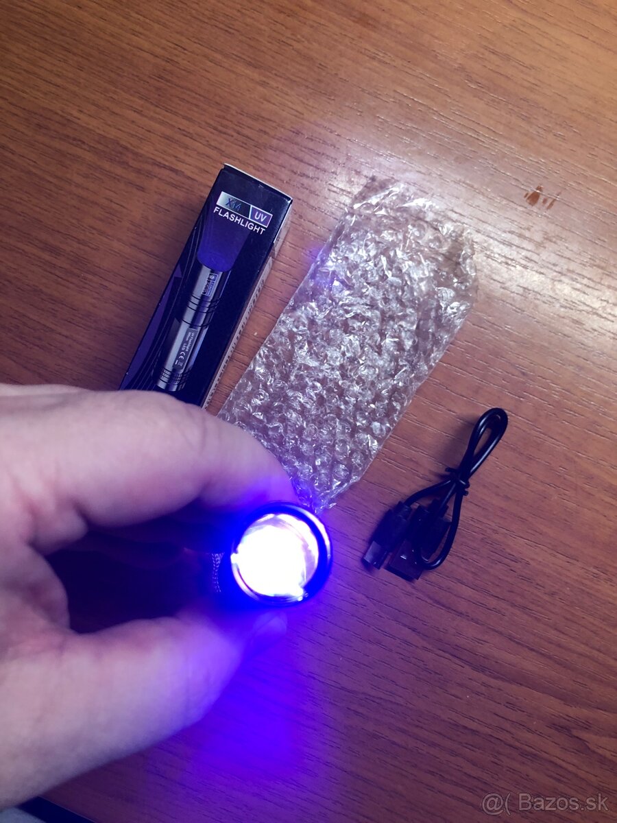 UV baterka (128 LED 395nm) & X14 395nm - 15