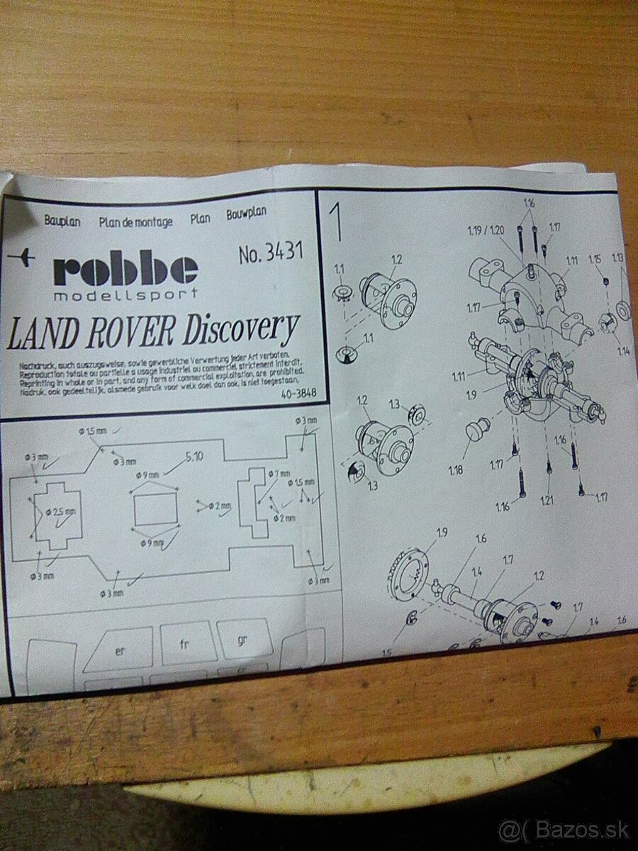 Predám: Rc auto Robbe Landrover Discovery 1:10. - 15