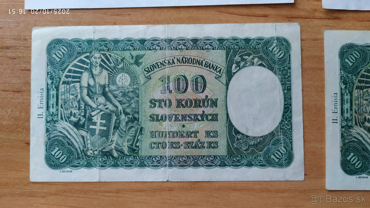 Slovenský štát 100 Ks - 15