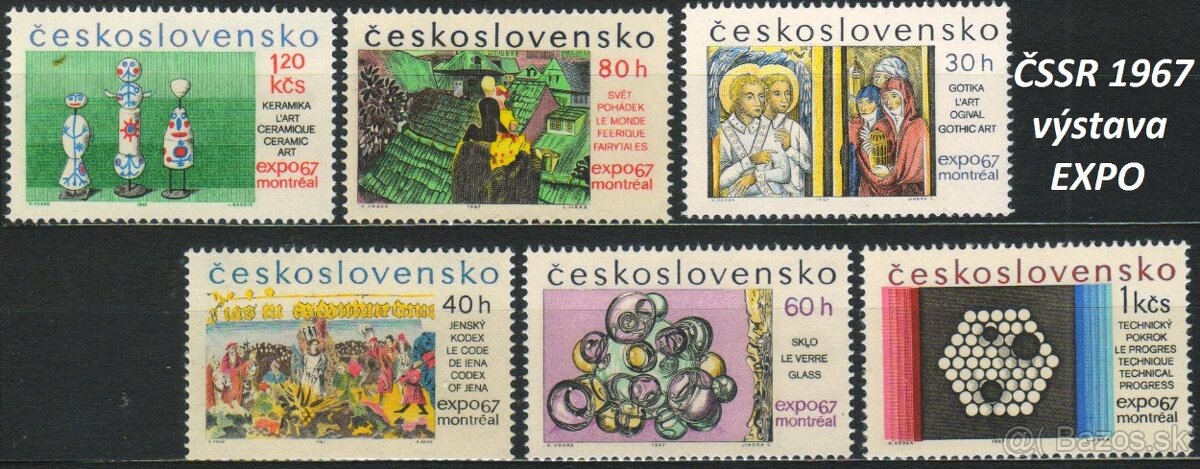 Poštové známky, filatelia: ČSR+ČSSR, slávne série A - 15