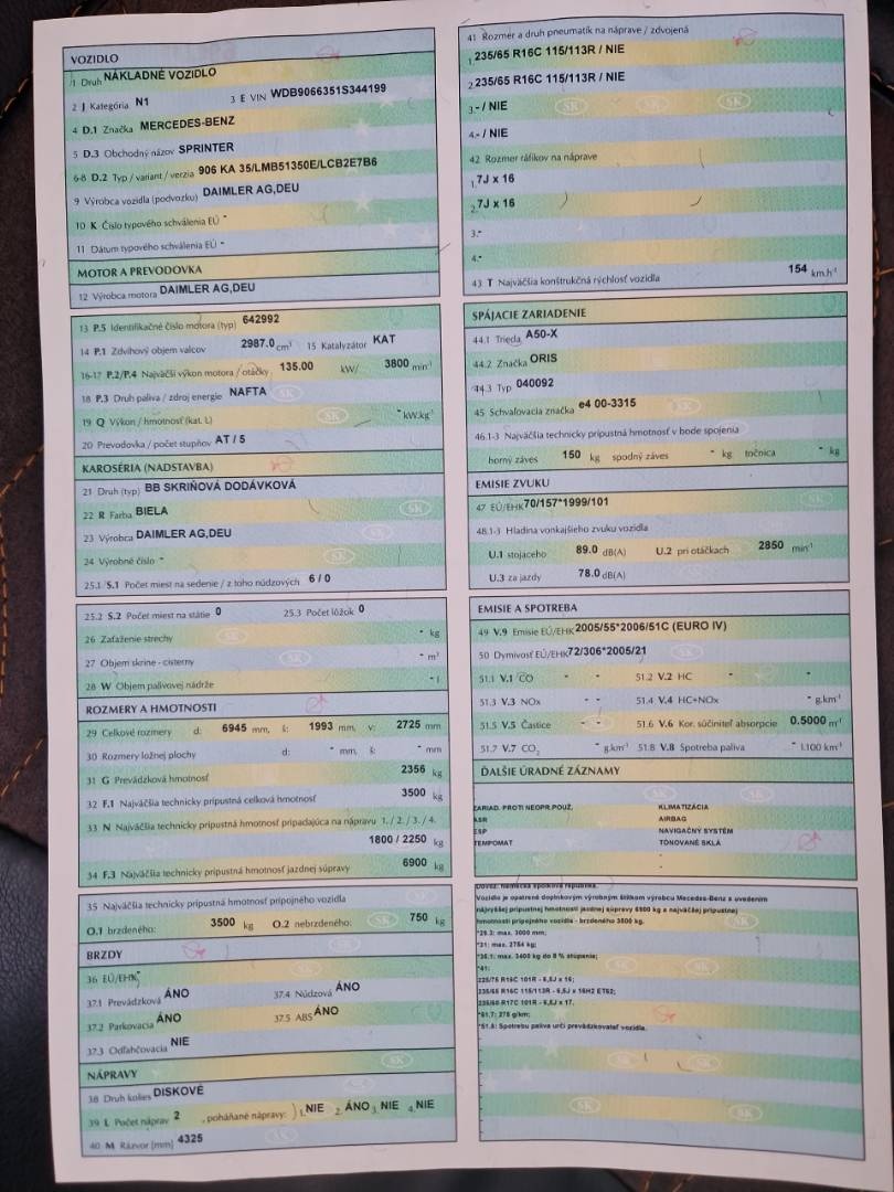 Predám Mercedes-Benz Sprinter 318 CDI 135 KW Automat - 15
