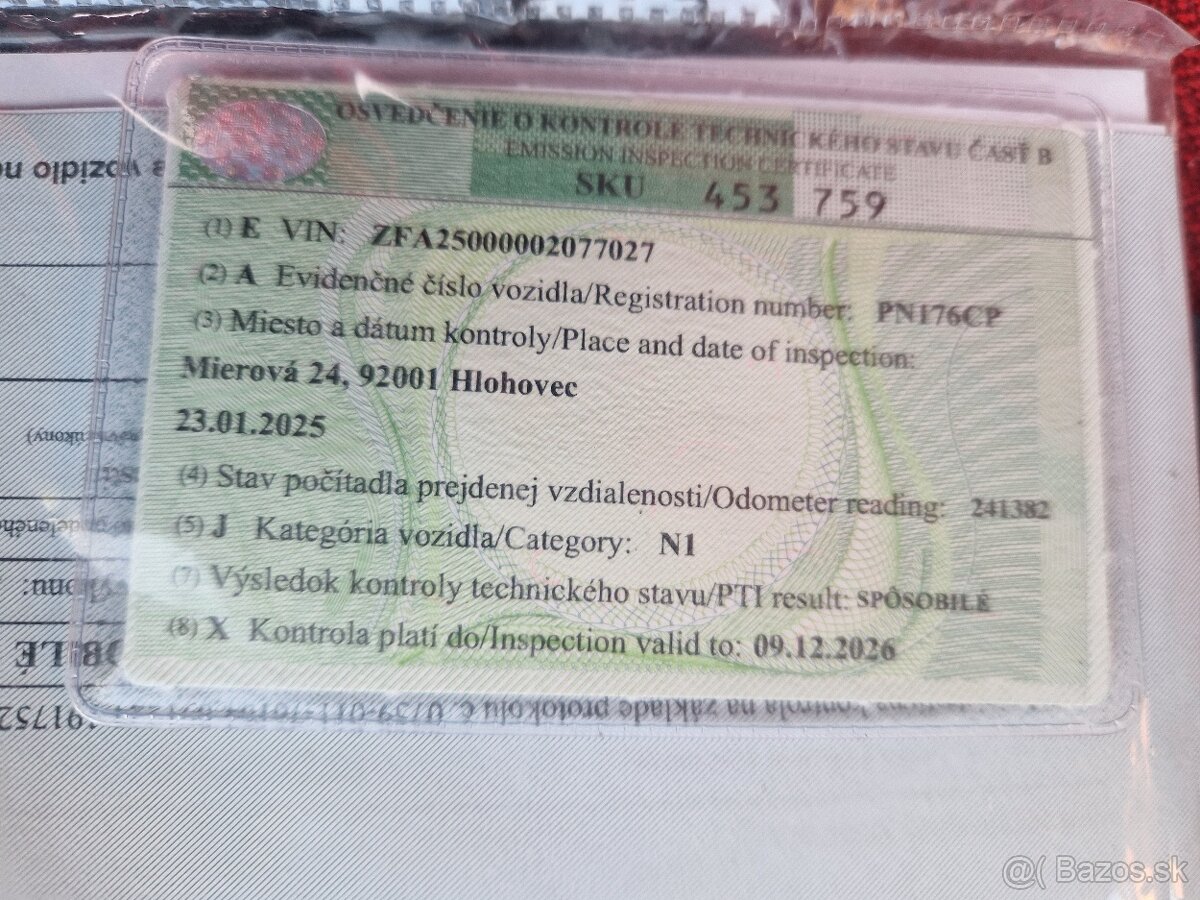 FIAT DUCATO BUS 6 miestne 2.3 r.v.2012 241000km - 15