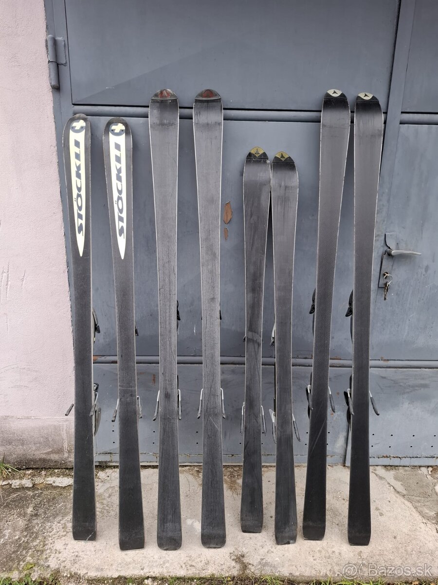 Predám zjazdové lyže Stockli, Atomic - 15