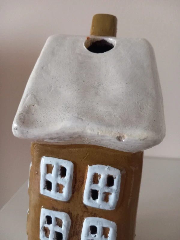 Keramický domček na čajovku 20,5x11,5x7,5 cm - 15