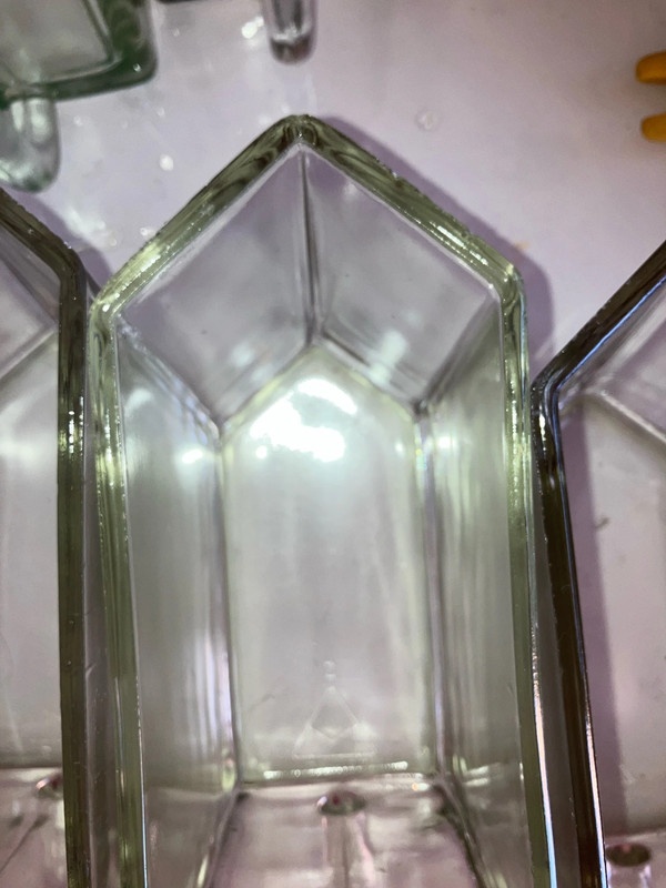 5 ks Sklenena doza, nadoba, zasobnik na pochutiny - 15