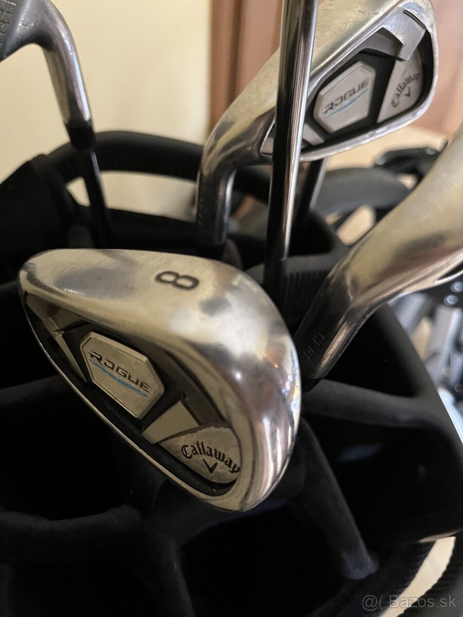 Golf.sada(12 palic a 2x bag), vozik, hitting mat, sietka. - 15