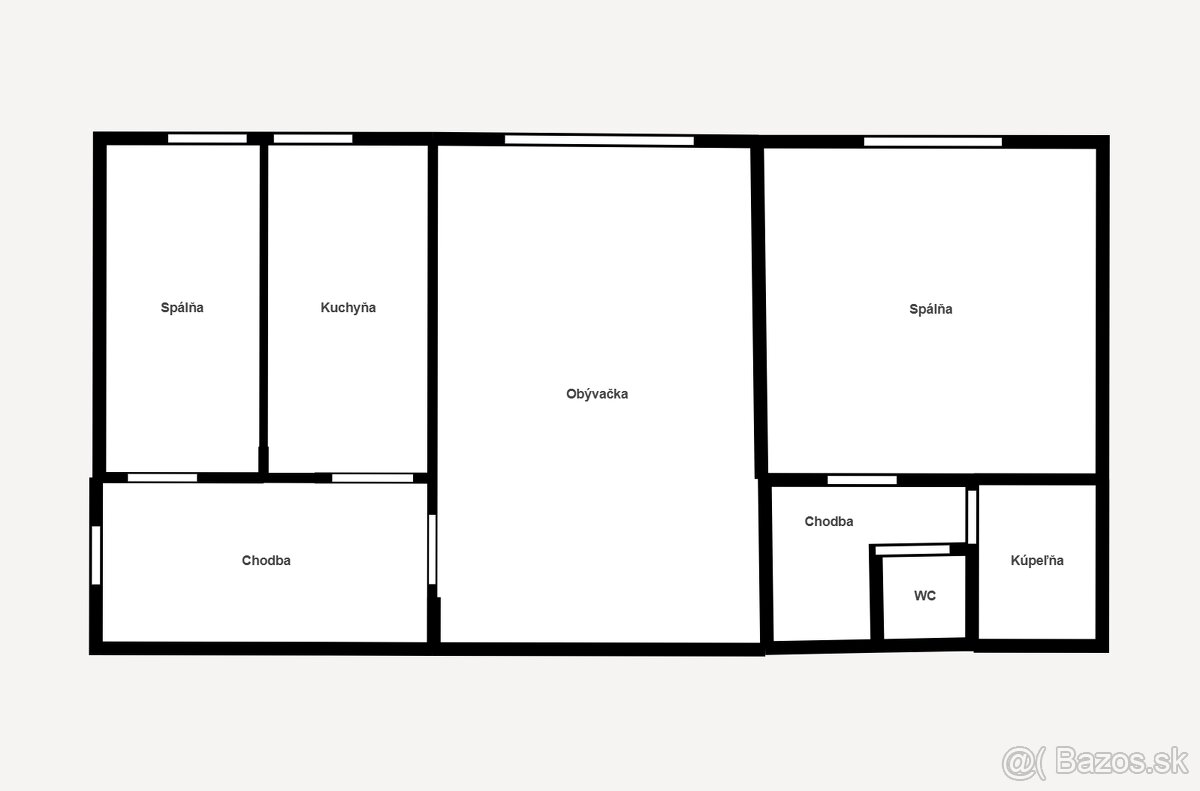 Zaujímavý 3 izbový byt 71 m2, Trebišovská ulica, Ružinov - 15