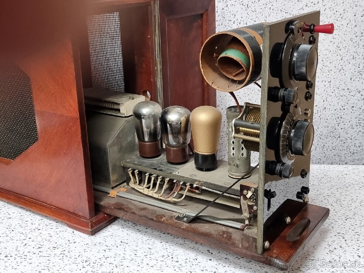 RADIOLA TYP 303 V 》UNIKÁTNE STAROŽITNÉ RADIO - 15