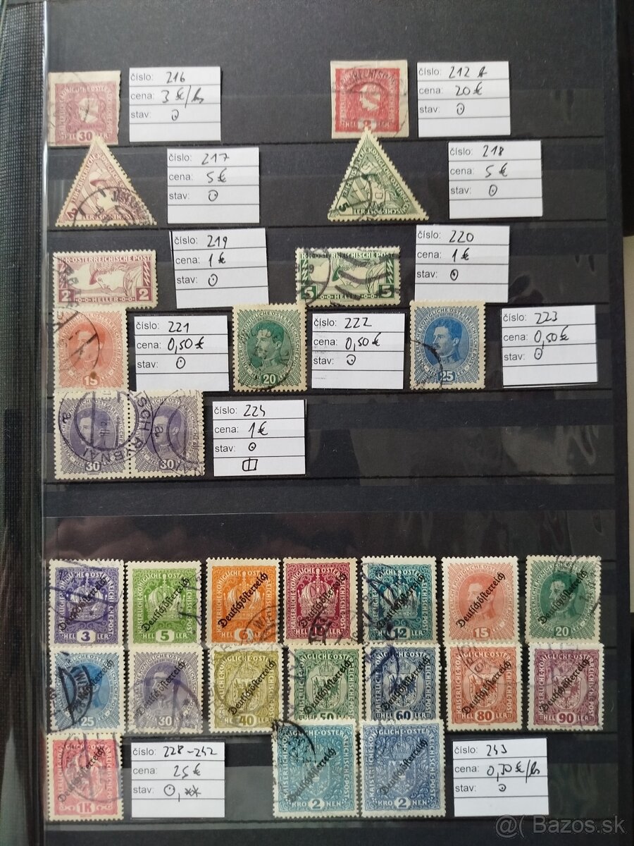 staré Rakúsko - zbierka známok, album grátis - 15