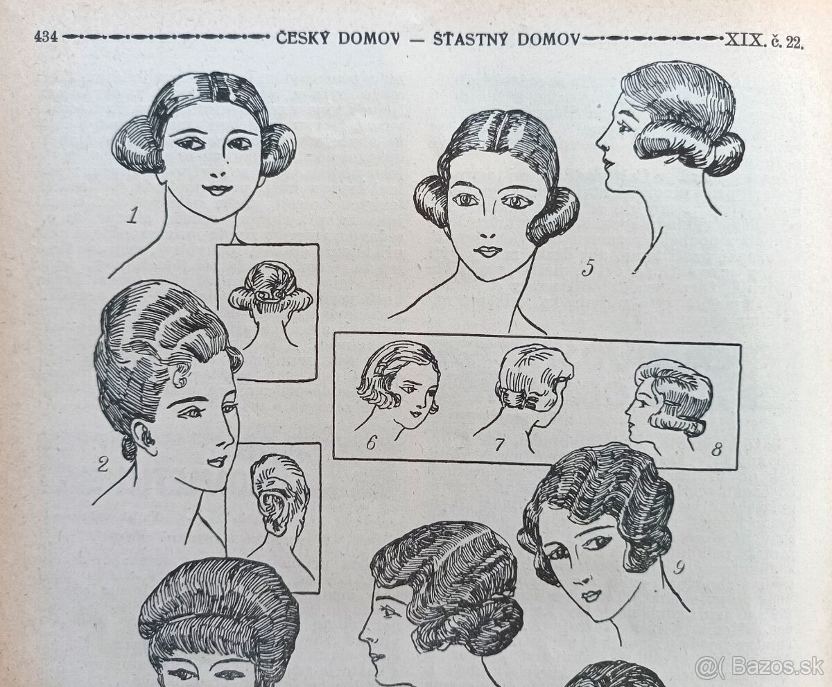 Časopisy Šťastný domov, svázaný ročník 1924, krásný stav - 15