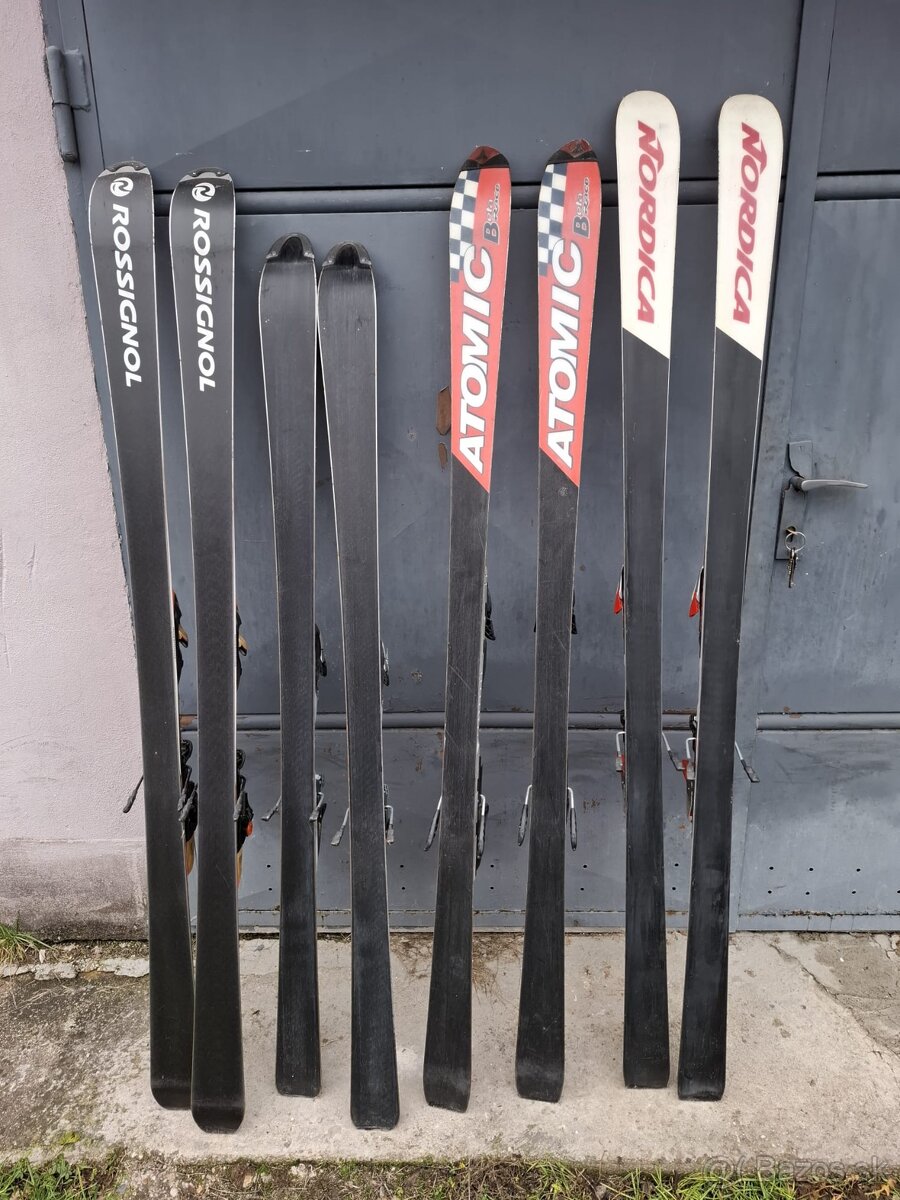 Predám zjazdové lyže Rossignol, Fischer, Atomic, Nordica - 15