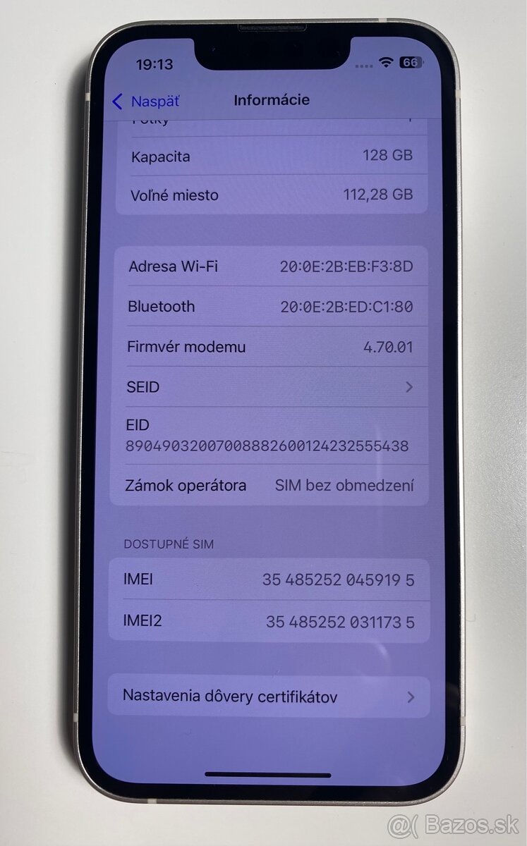iPhone 13 mini, batéria 86% - 15