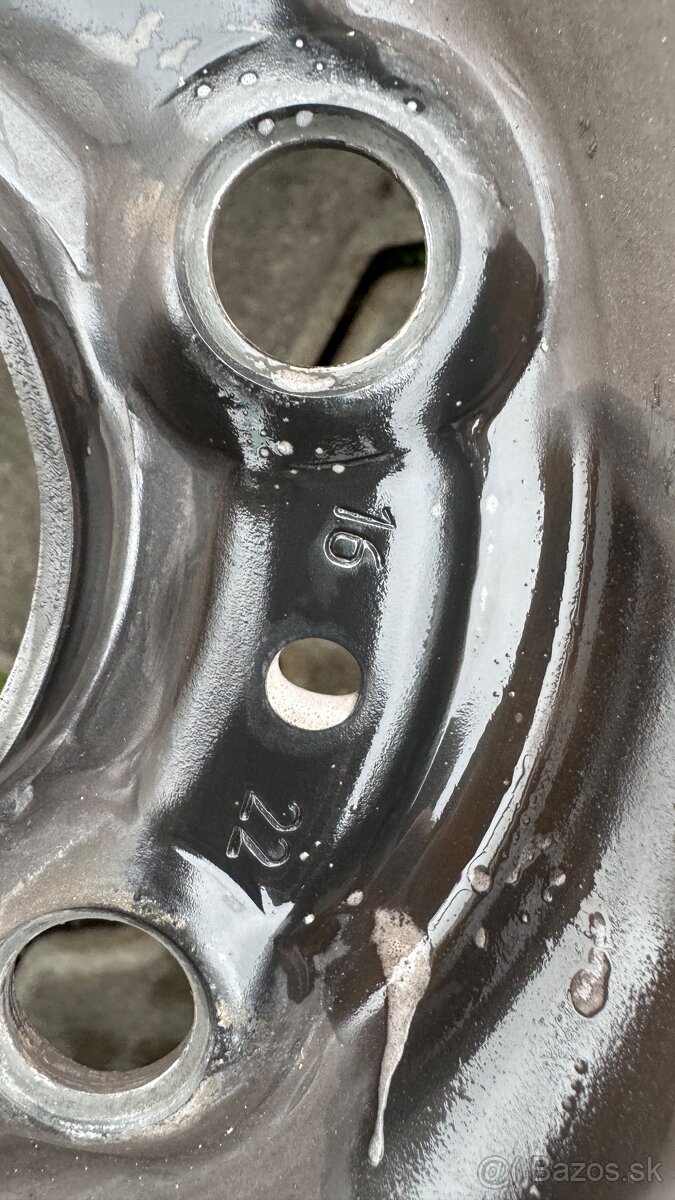 Predám plechové disky na letných pneumatikach - 15