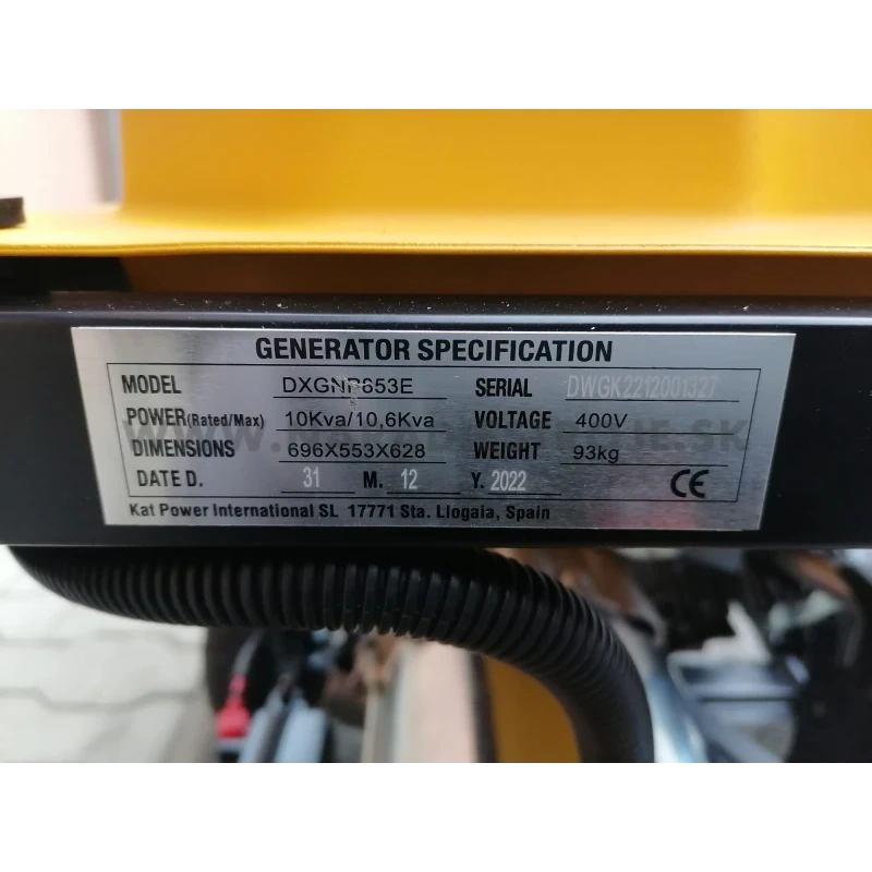 benzínová trojfázová elektrocentrála - 15