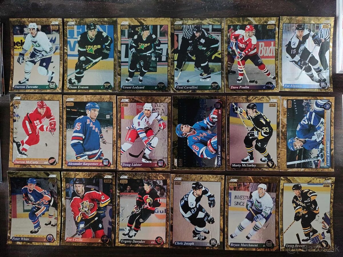 Predám hokejove kartičky z 90 rokov (ultra,parkhurst,score, - 15