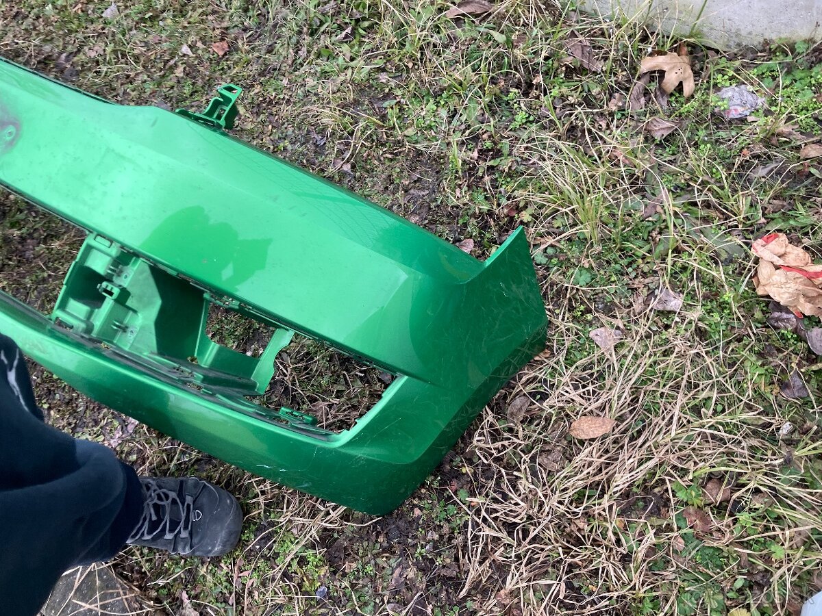 Predni naraznik skoda rapid zeleny - 15