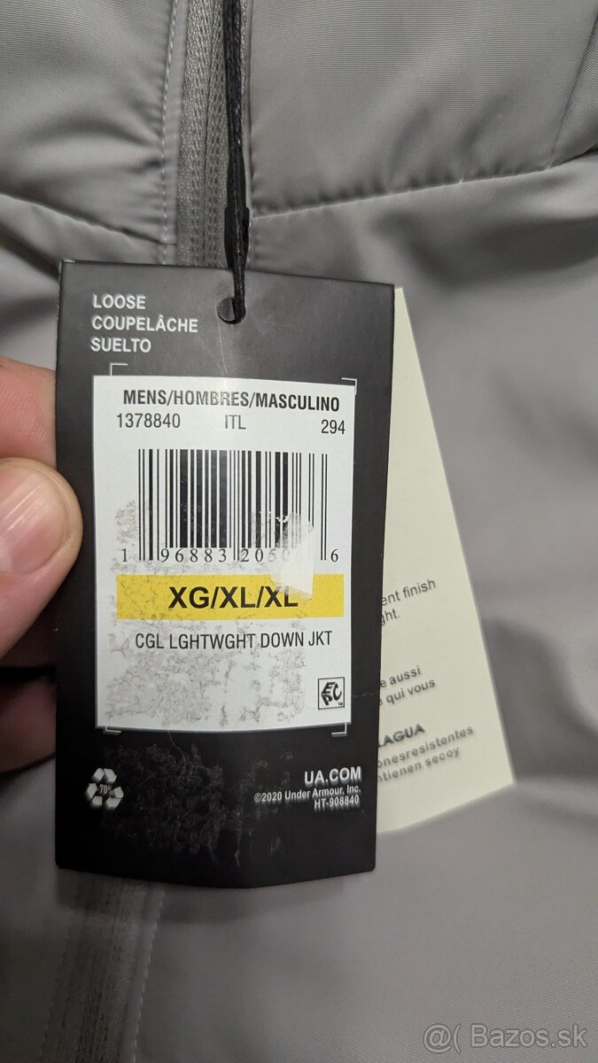 Predám pánsku bundu under armour CGI - 15