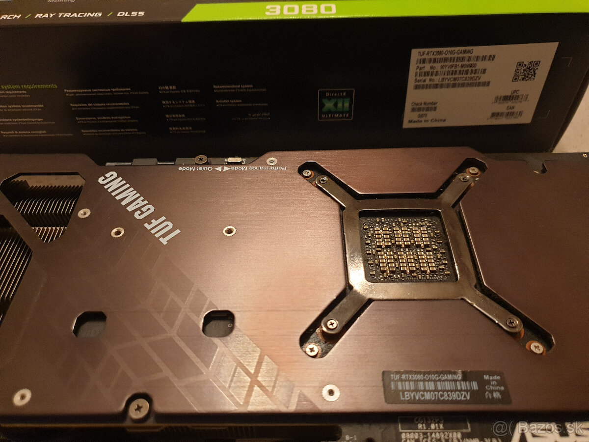 Asus RTX3080Ti, RTX3080 TUF Gaming OC - 15