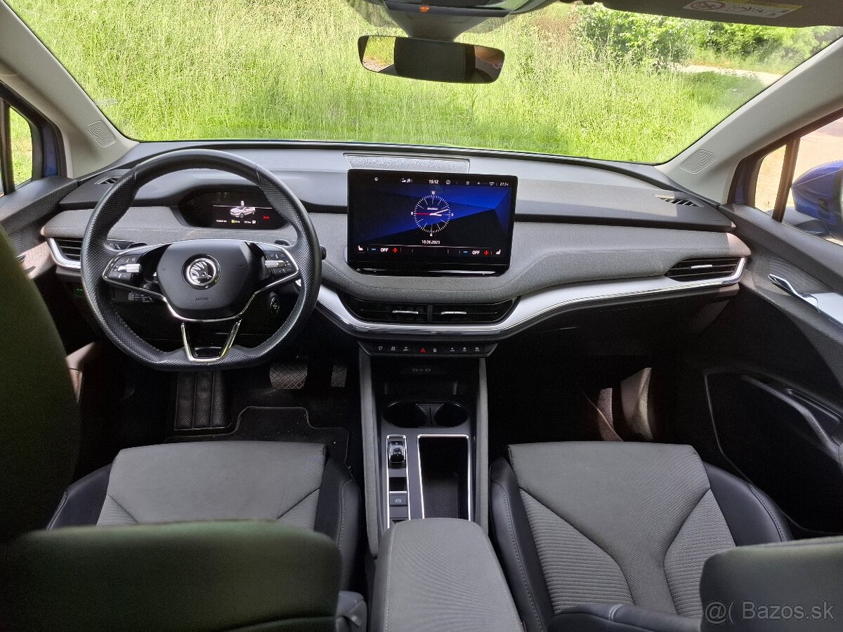 Škoda Enyaq iV 60,modrá RS metalíza,132kW,kamera,LED - 15