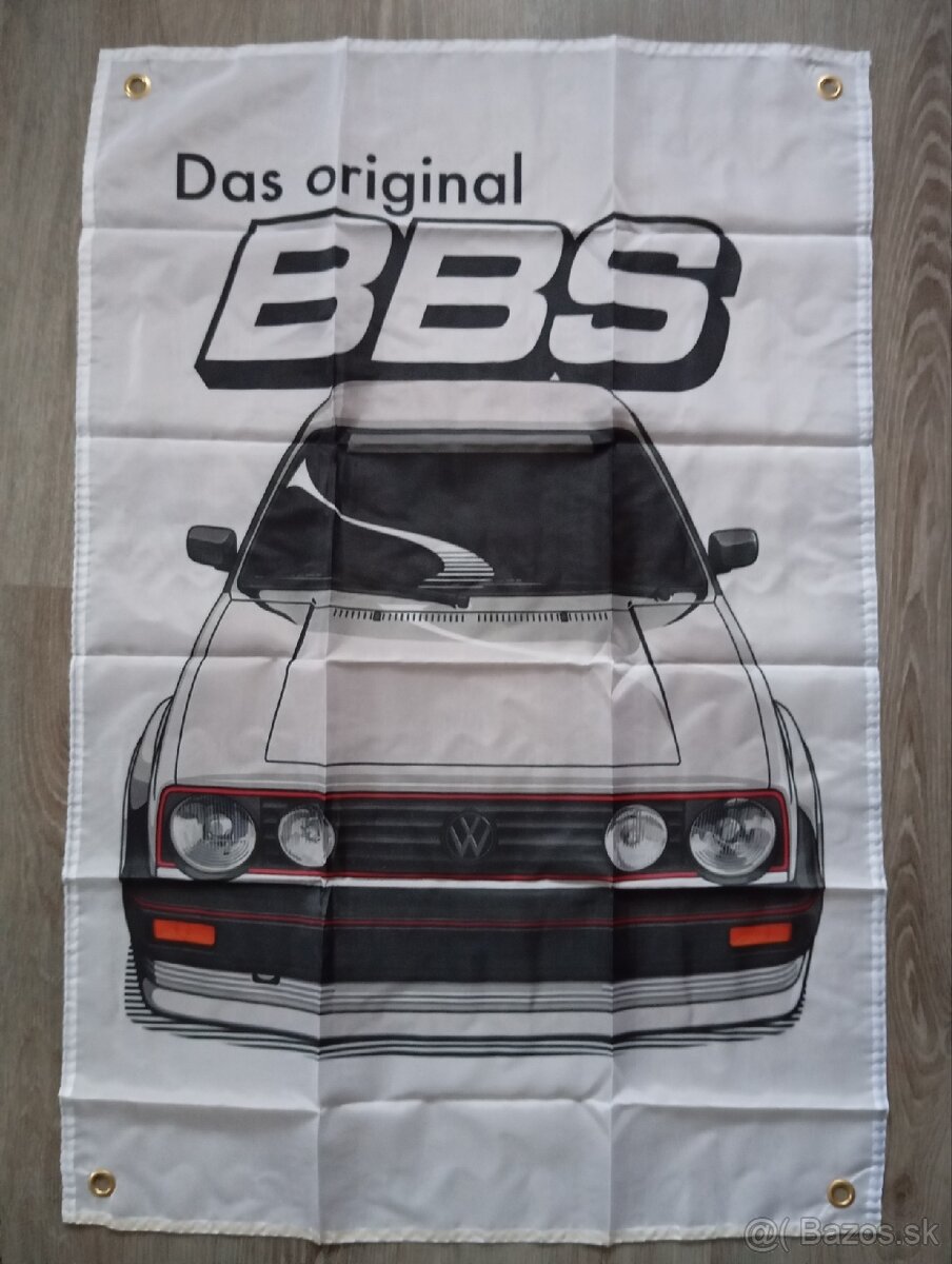 Vlajky VW Golf Mk1, Mk2, Mk3,GTI,G60 rallye ,VR6 - 15