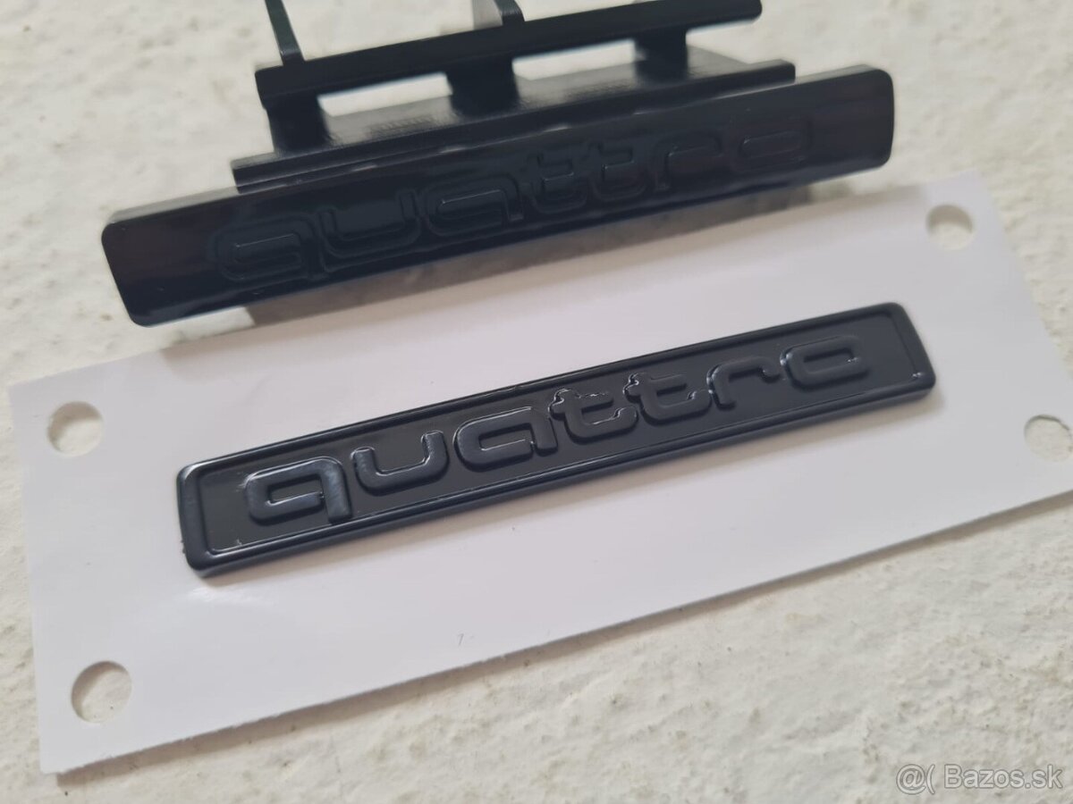 QUATTRO menší nápis do masky v rôznych farbách - 15