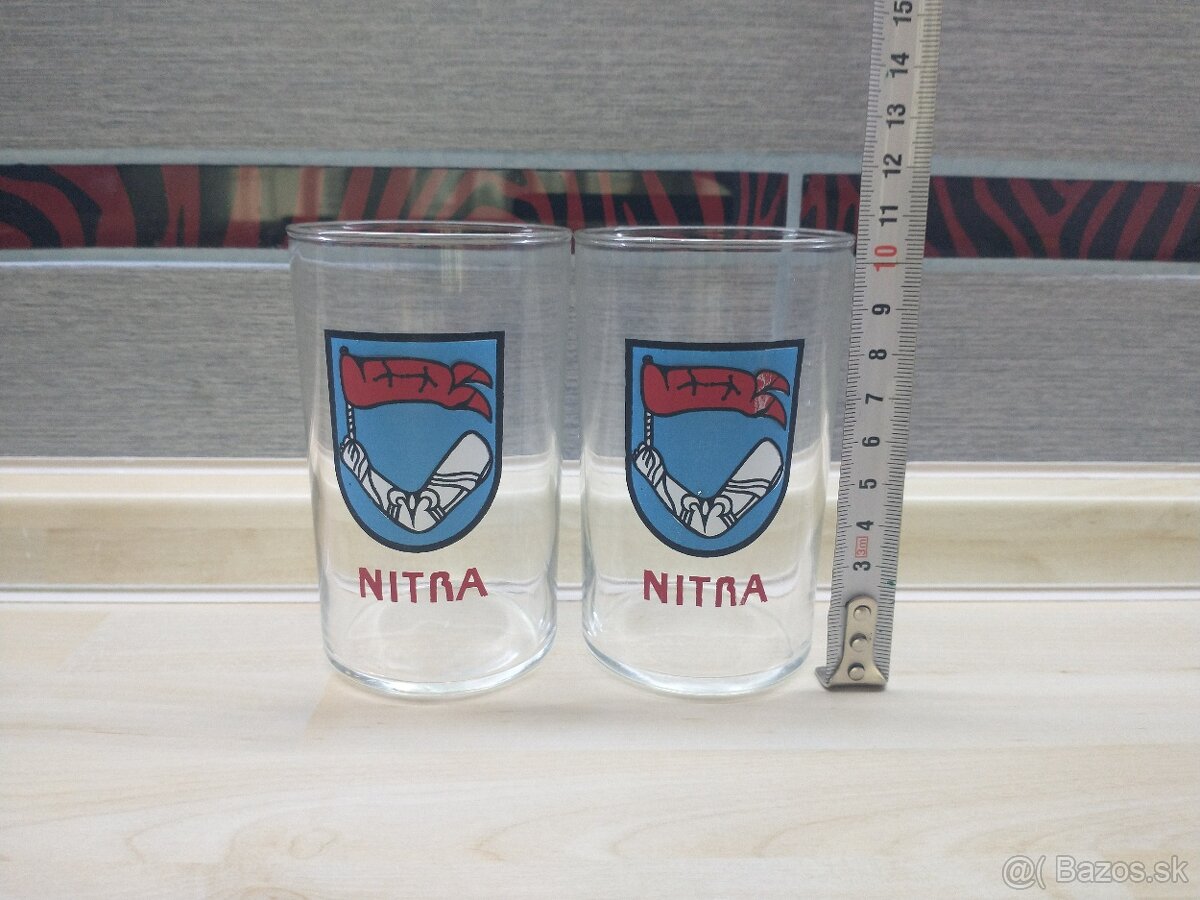 poháre Nitra, zlatá zuzana, štamperlíky, karafa - 15