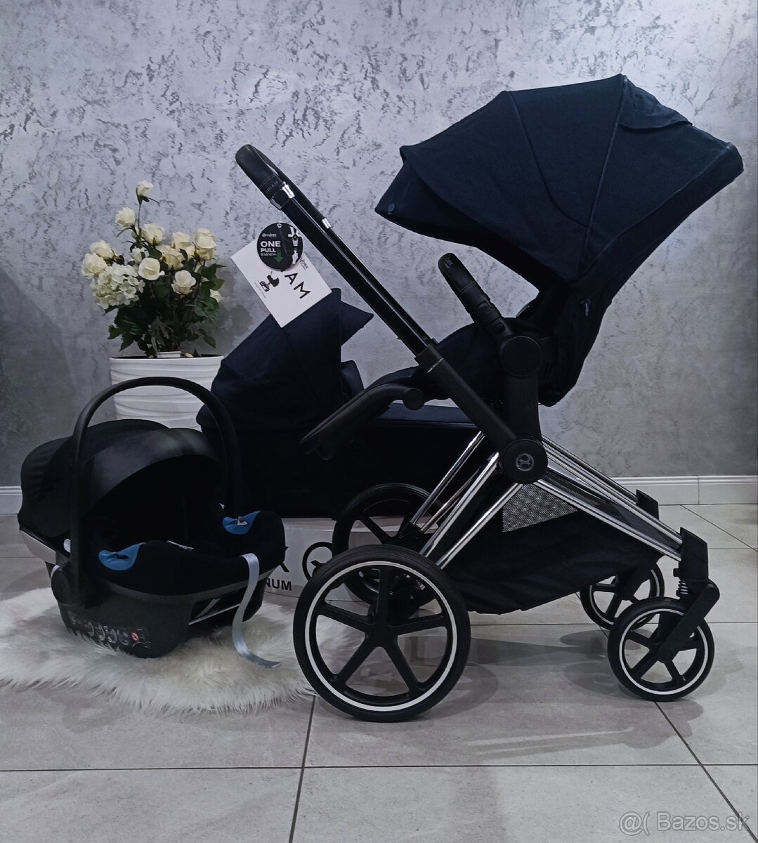 NOVÝ CYBEX PLATINUM 4 PRIAM 2025 MIDNIGHT BLUE - 15