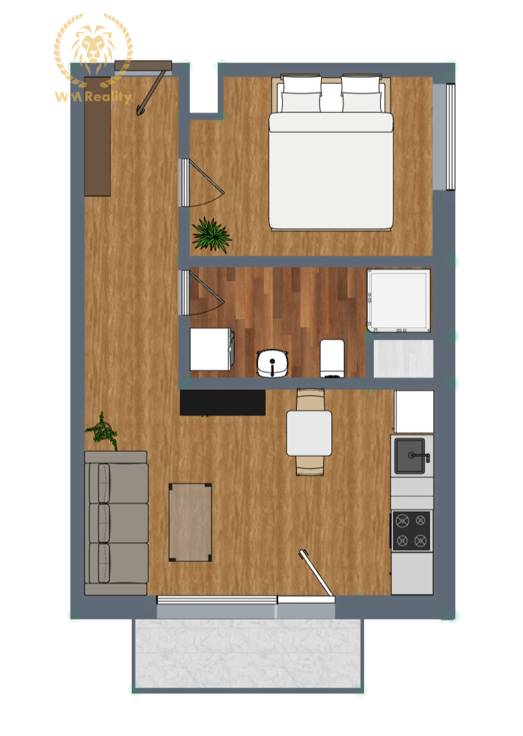 NA PREDAJ - 2 - izbový byt v novostavbe Nová Nitra - 15