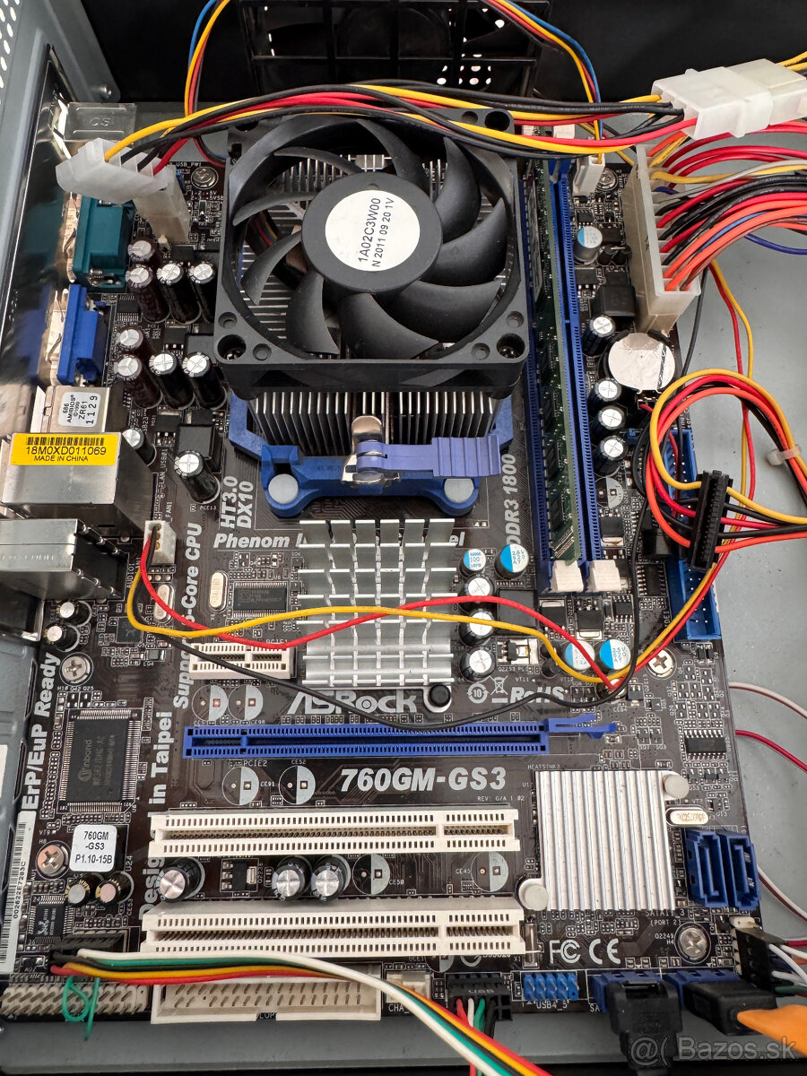 Kancelársky počítač AMD Phenom II, 4GB, ASUS Geforce 210 - 15