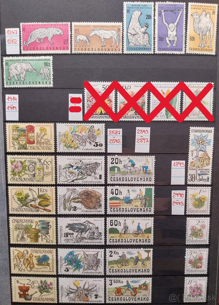 Známky ČESKOSLOVENSKO – 4 - 15