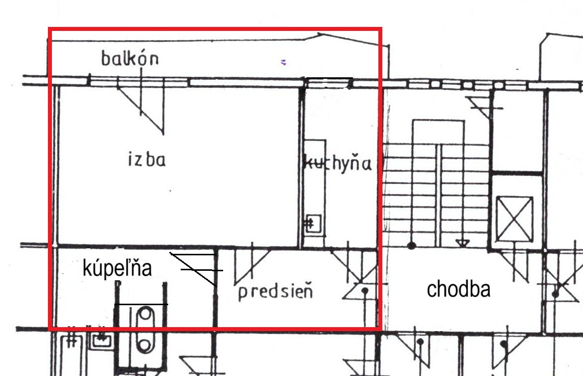 Krásny 1-izb. byt s veľkým balkónom – možnosť úpravy na 2+kk - 15