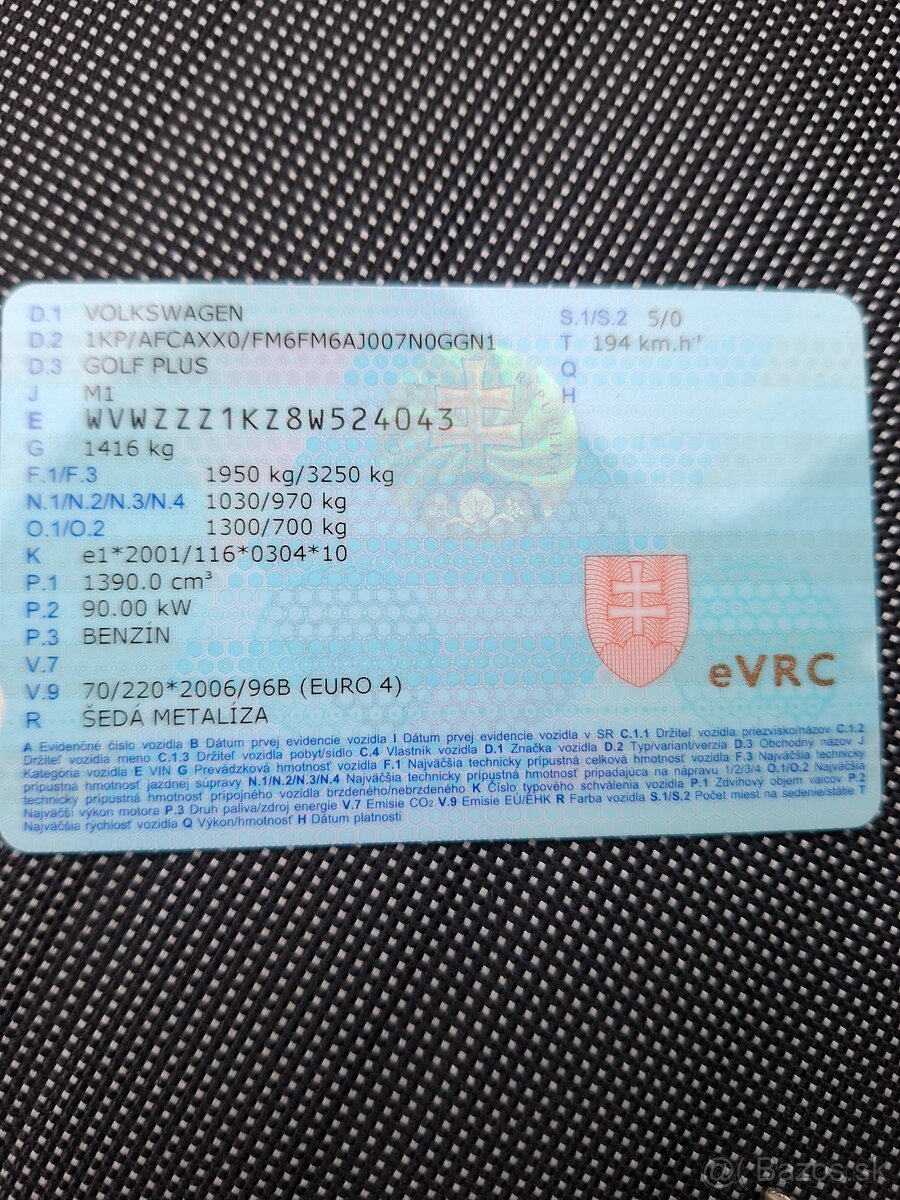 VW Golf plus 1.4 Tsi, 90 kw - 15