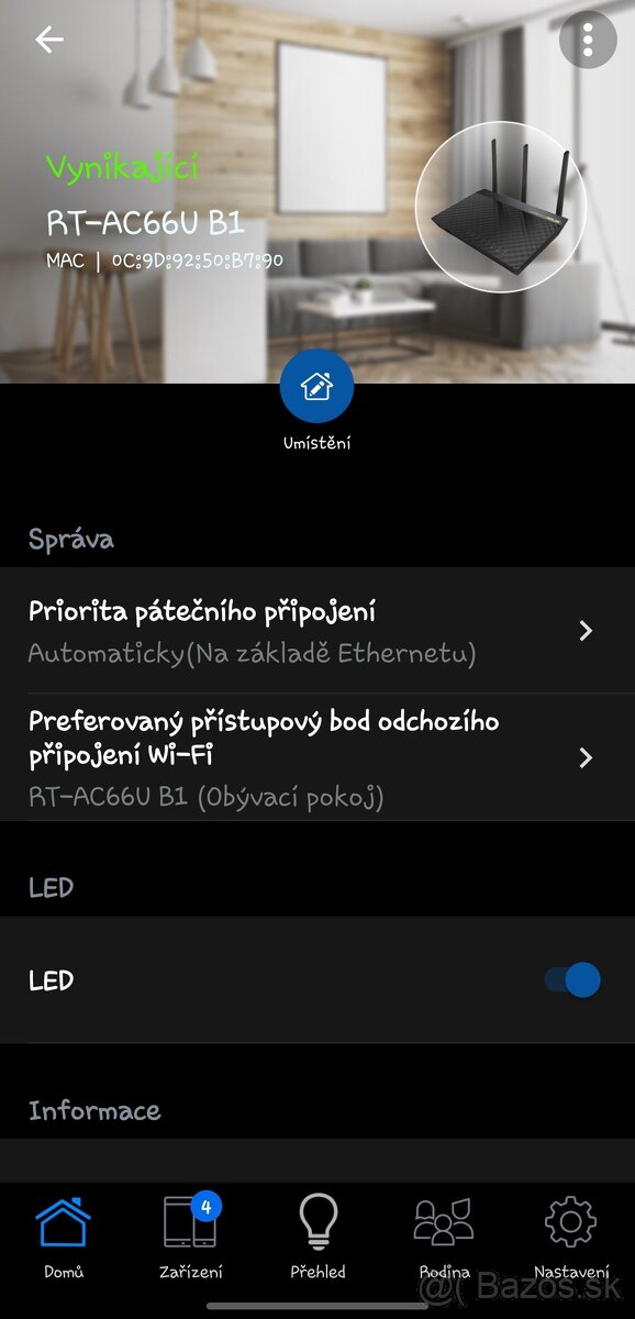 AiMesh systém Router RT-AC66U + Extender RP-N12 - 15
