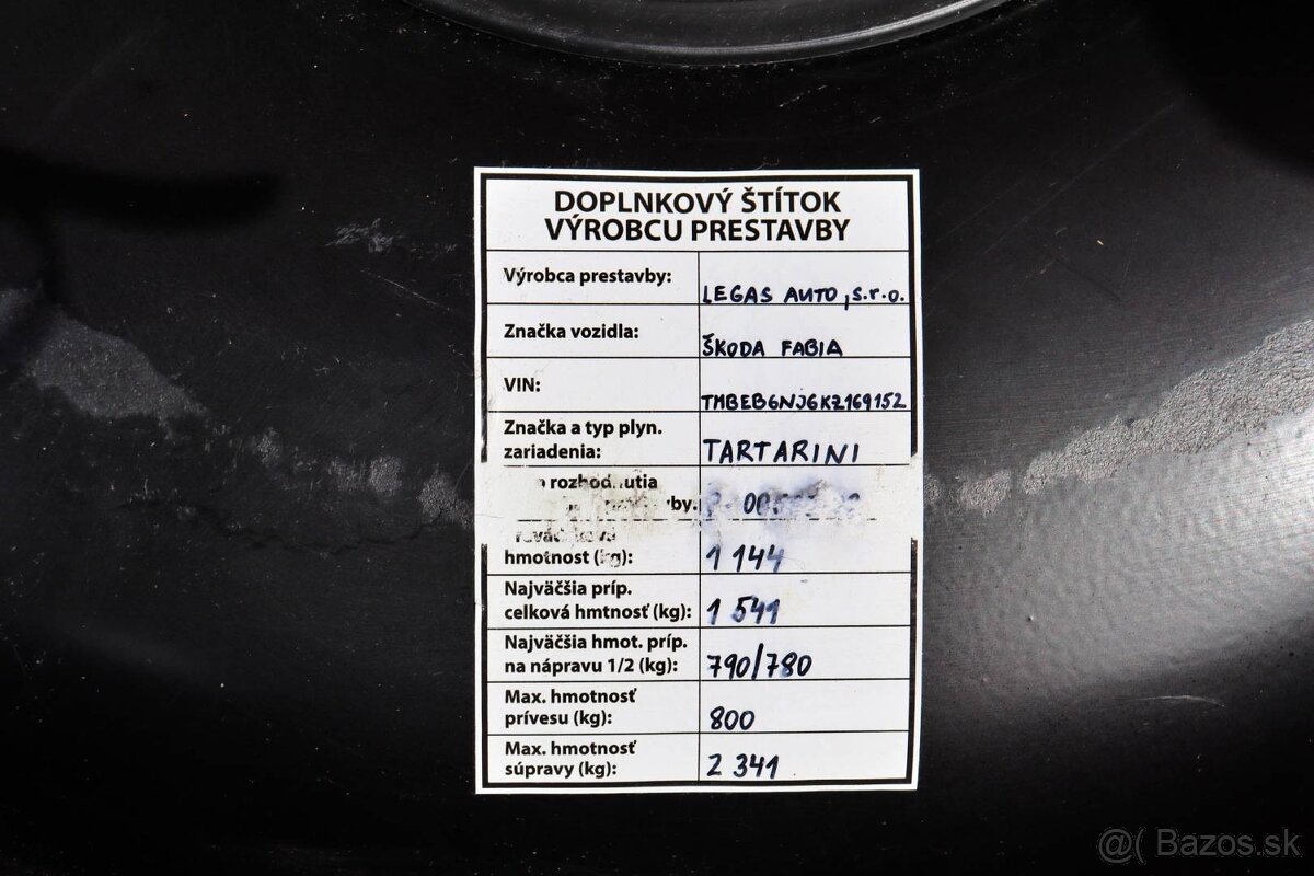 Škoda Fabia 1.0 MPI BENDZÍN PLYN - 15